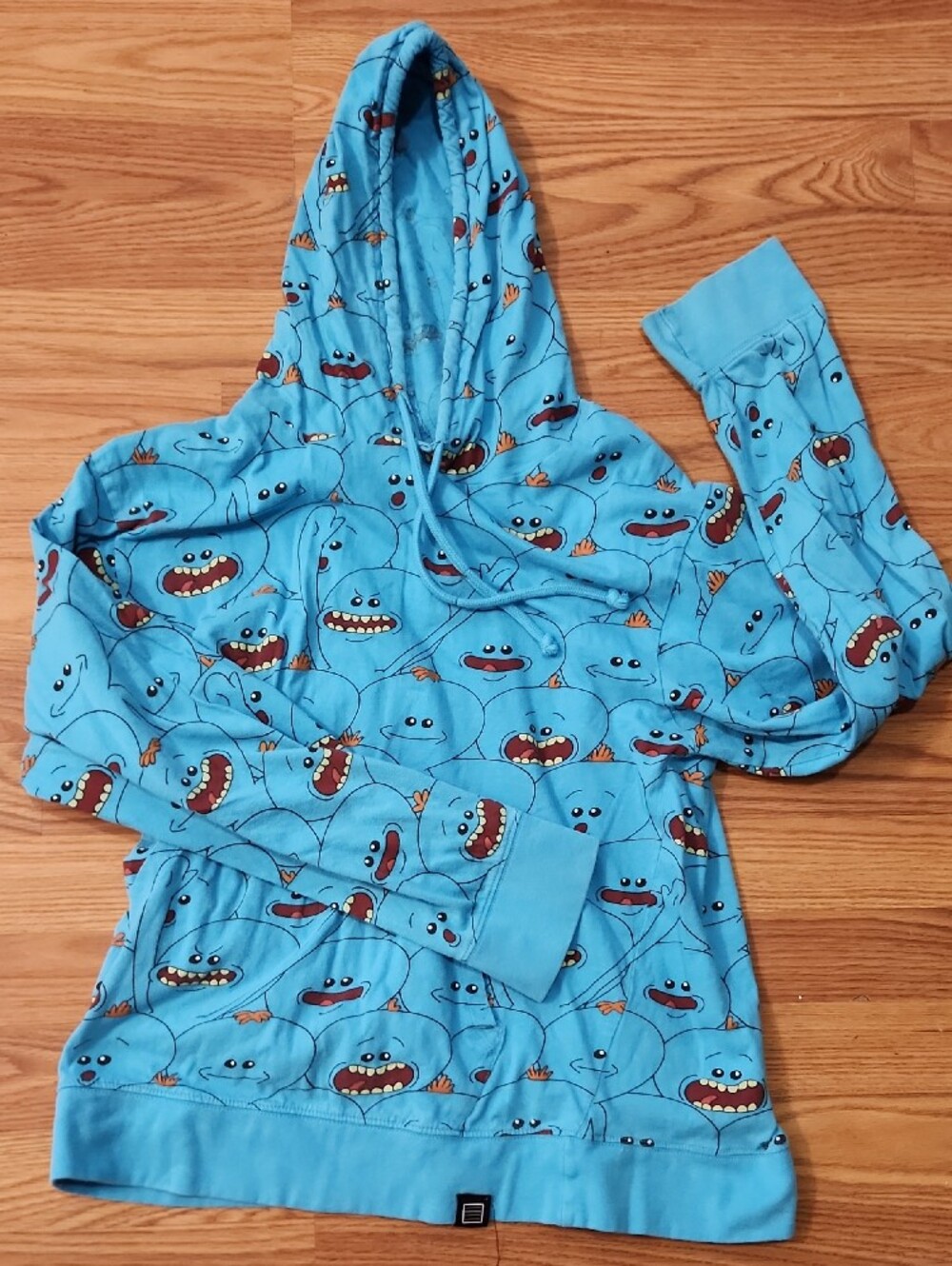 Rick and Morty Kids Blue LootWear Exclusive Hoodie